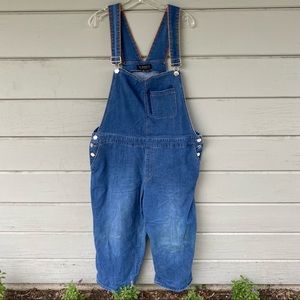 Eloquii wide leg overalls